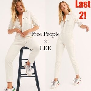 Free People/Lee union railroad coveralls jumpsuit